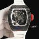 swiss replica Richard Mille RM055 Bubba Watson carbon fiber case rubber strap watch (3)_th.jpg